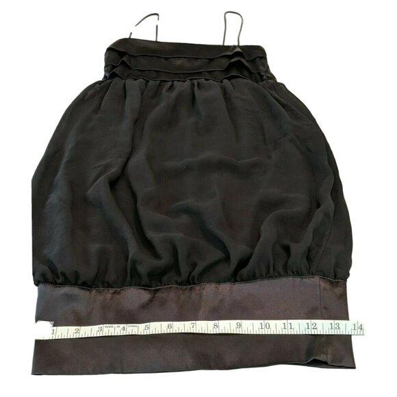 Zara  X-Small Black Party Mini Dress 23b - Picture 7 of 8